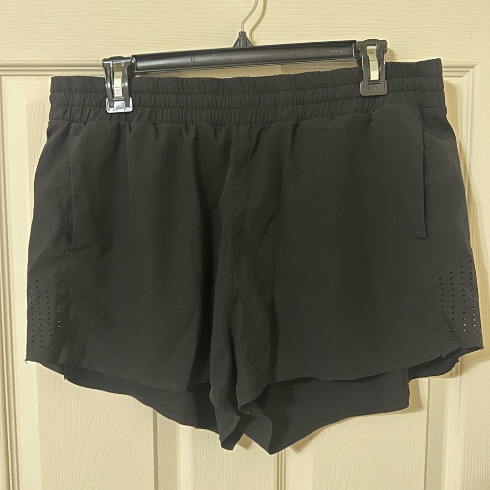Target JoyLab Black Large Running Athletic Shorts With Pockets and Side Detail